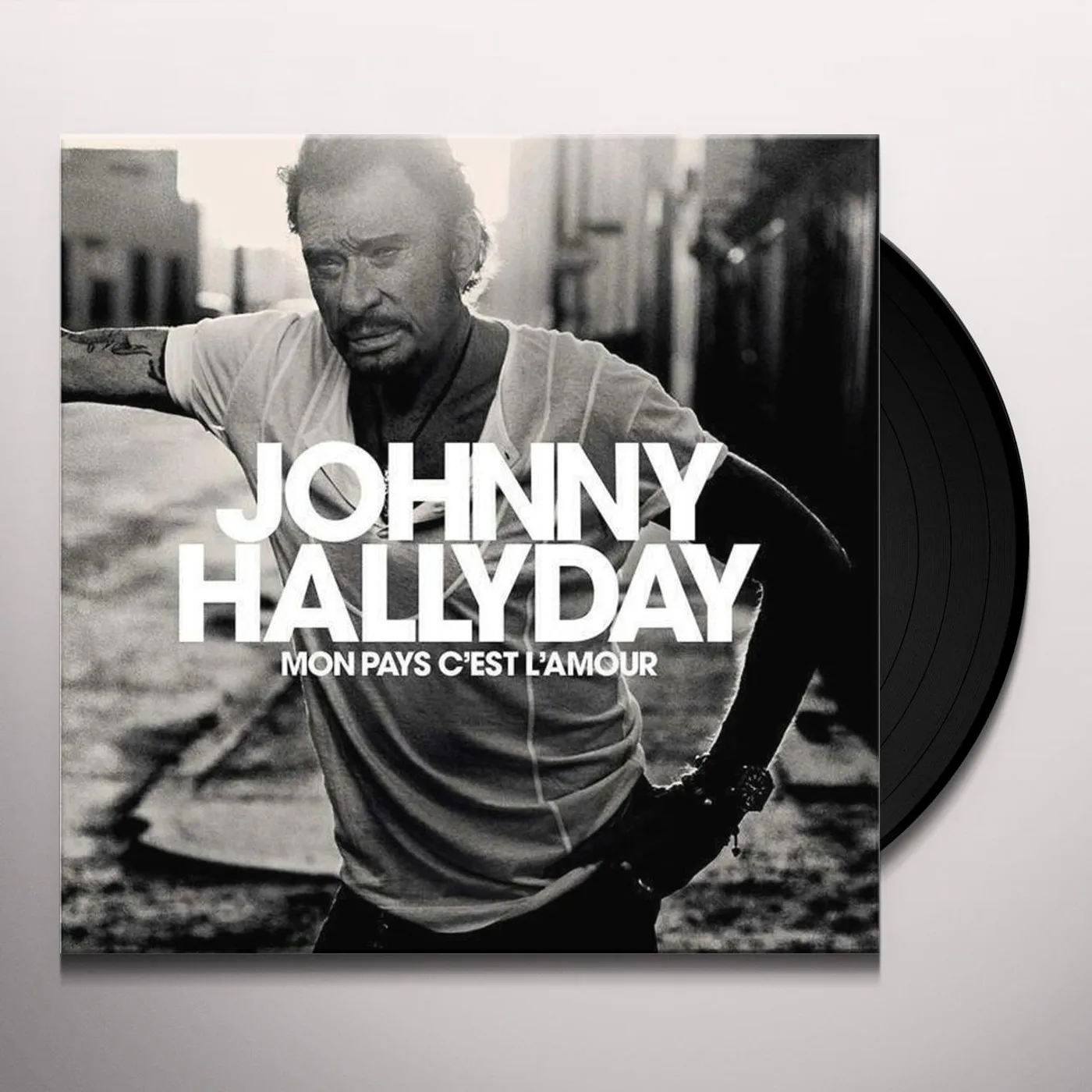 Johnny Hallyday Mon pays c'est l'amour Vinyl Record