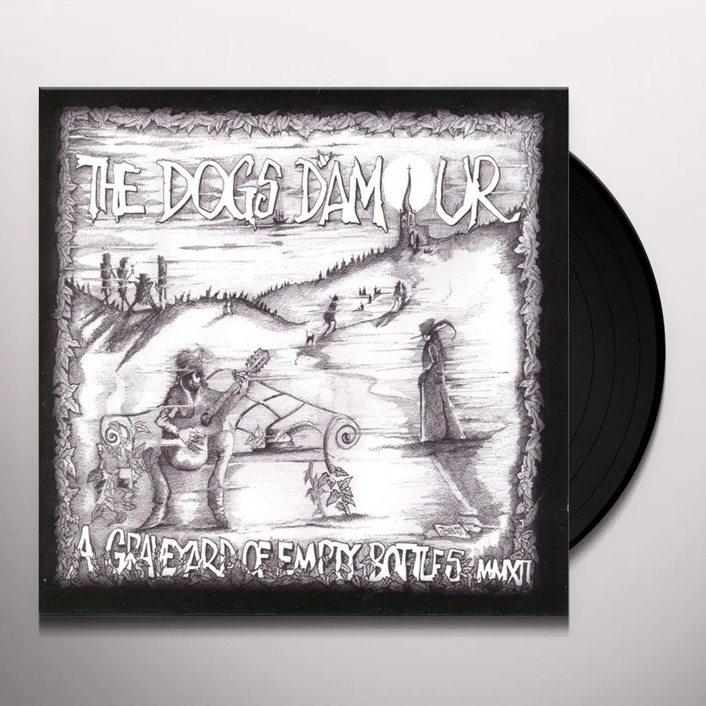 The Dogs D'Amour GRAVEYARD OF EMPTY BOTTLES MMXII Vinyl Record