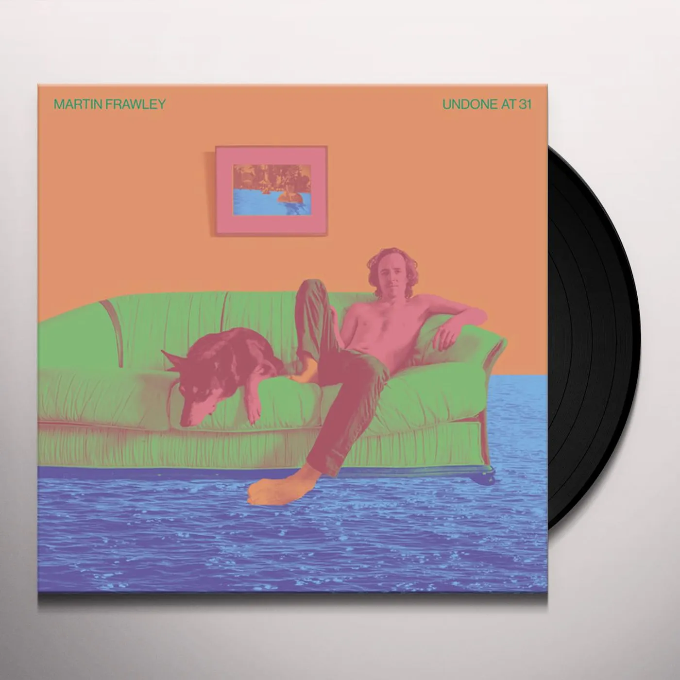 Martin Frawley UNDONE AT 31 (BLUE MARBLE VINYL/DL CODE) (I) Vinyl Record