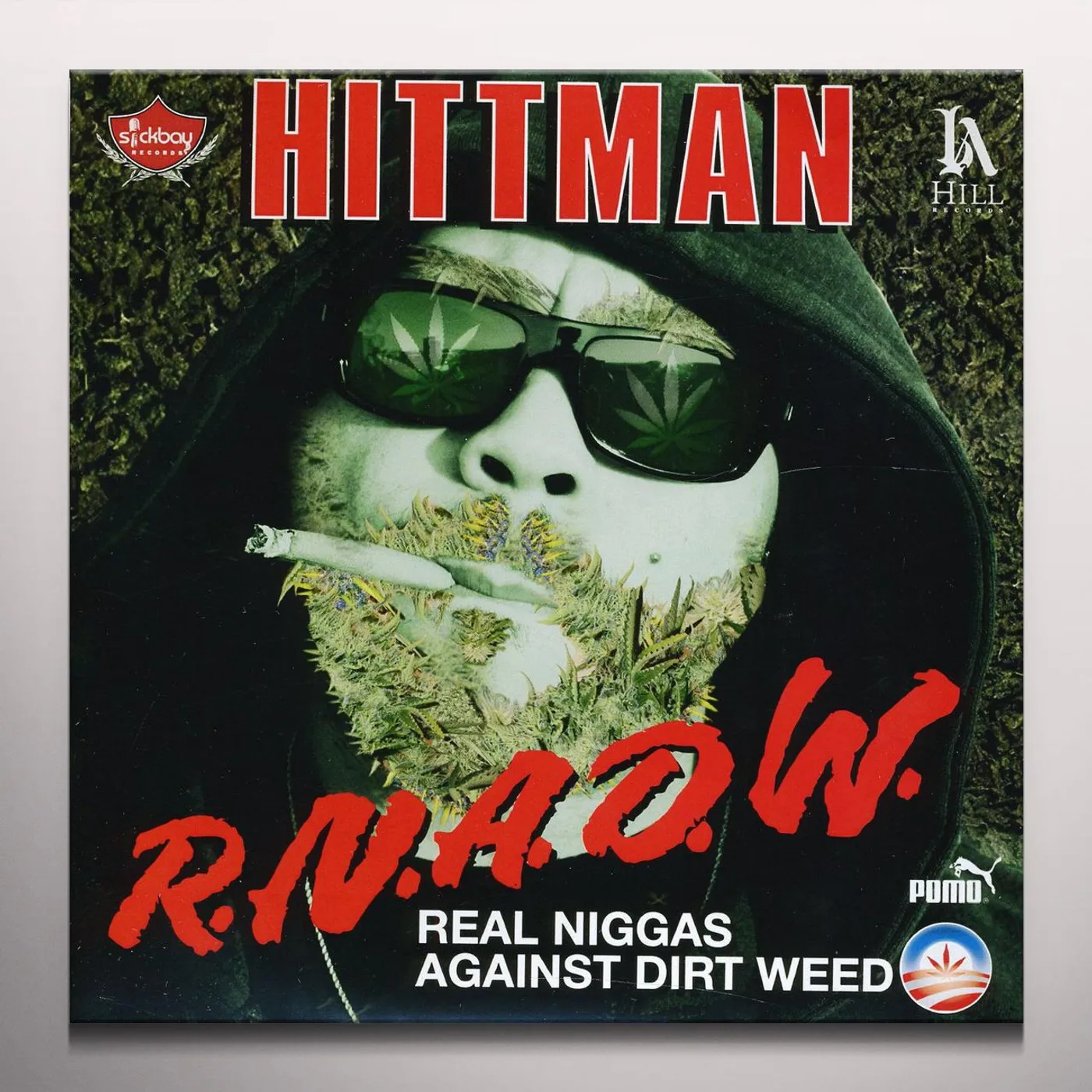 Hittman LAST DAYS / BLAAOW Vinyl Record - Limited Edition, Clear Vinyl