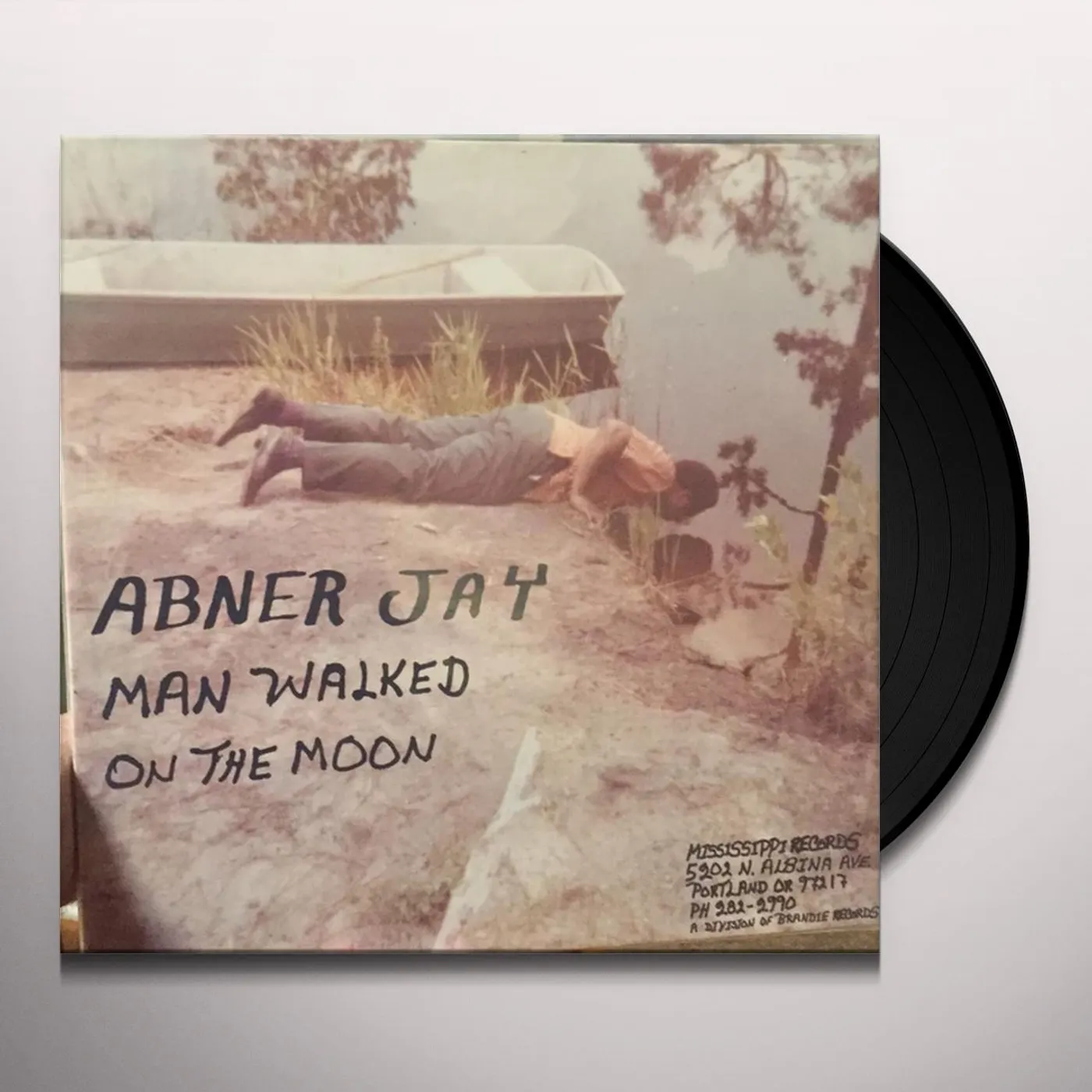 Abner Jay MAN WALKED ON THE MOON Vinyl Record