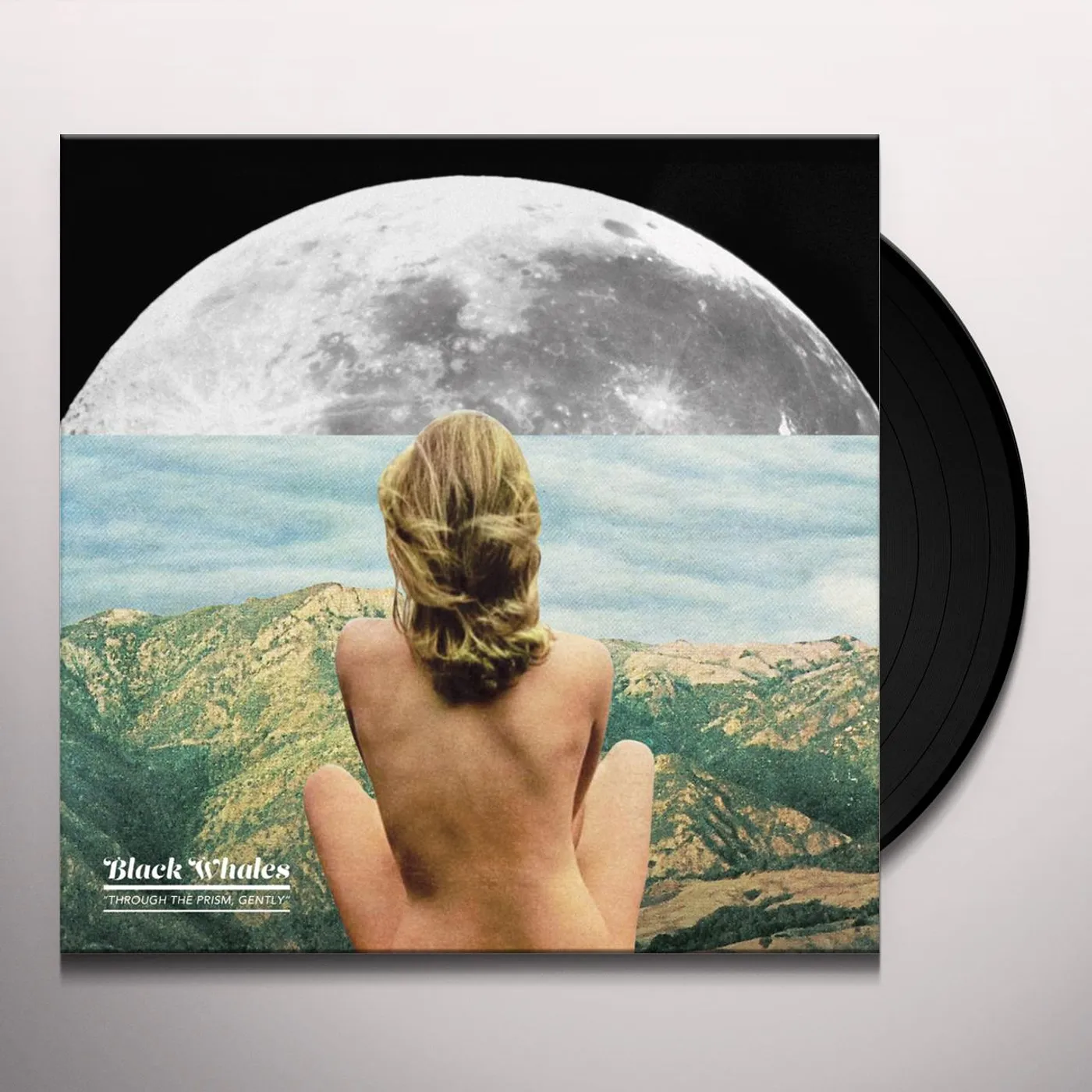 Black Whales THROUGH THE PRISM GENTLY Vinyl Record