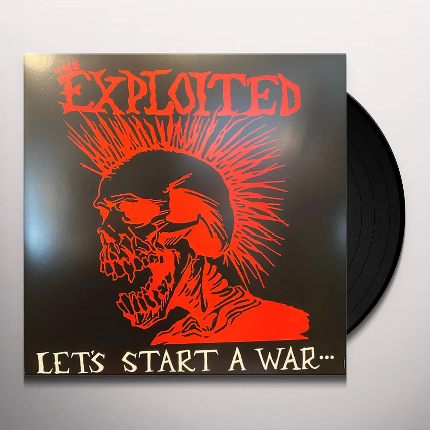 The Exploited LET'S START A WAR SAID MAGGIE ONE DAY Vinyl Record
