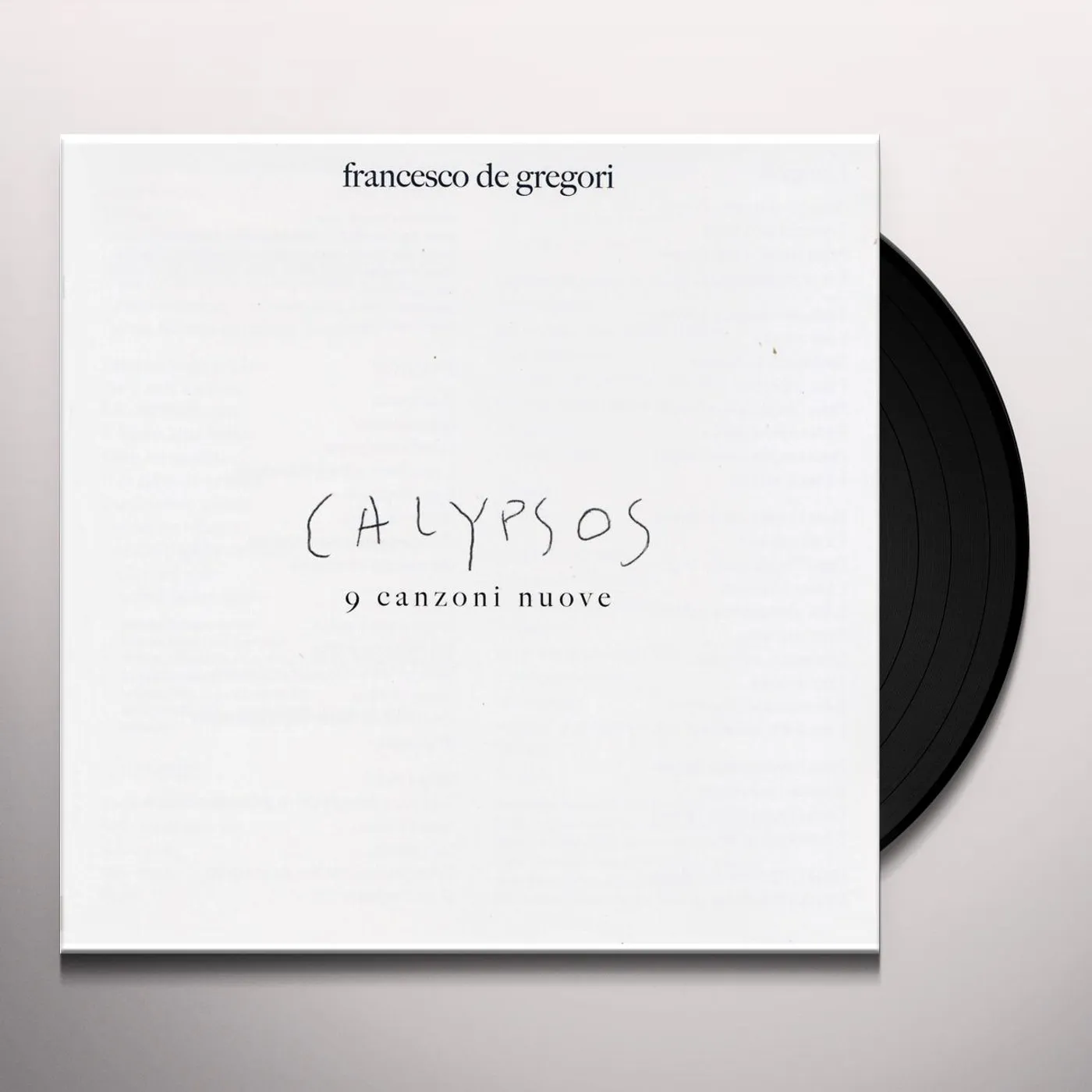 Francesco De Gregori Calypsos (180g) Vinyl Record