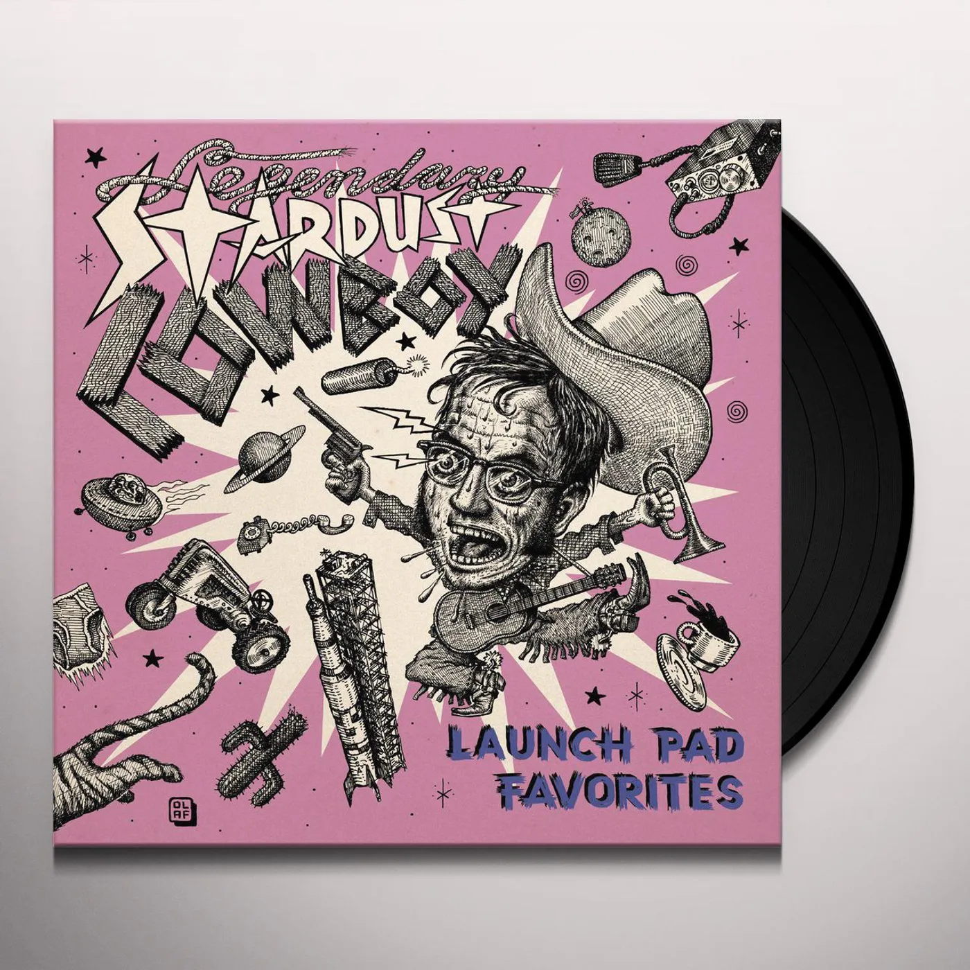 The Legendary Stardust Cowboy LAUNCH PAD FAVORITES Vinyl Record