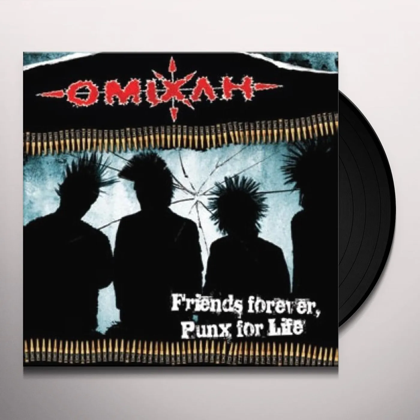Omixlh FRIENDS FOREVER PUNX FOR LIFE Vinyl Record