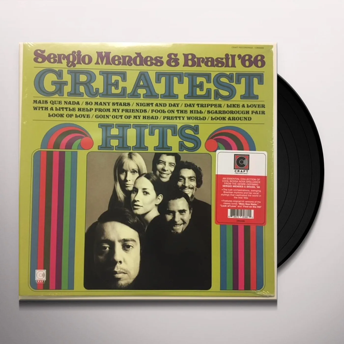 Sergio Mendes & Brasil '66 Greatest Hits Vinyl Record