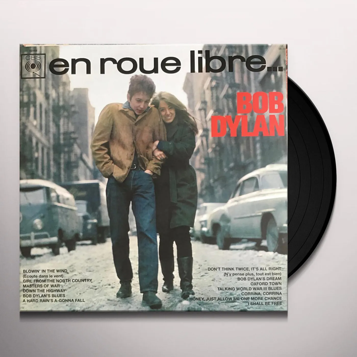 FREEWHEELIN BOB DYLAN - MONO - FRENCH SLEEVE Vinyl Record