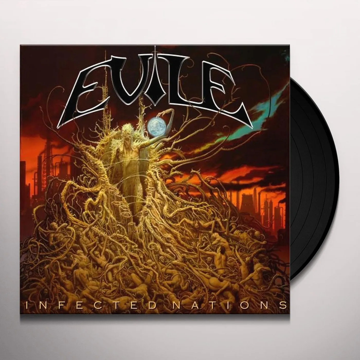 Evile INFECTED NATIONS Vinyl Record - UK Release