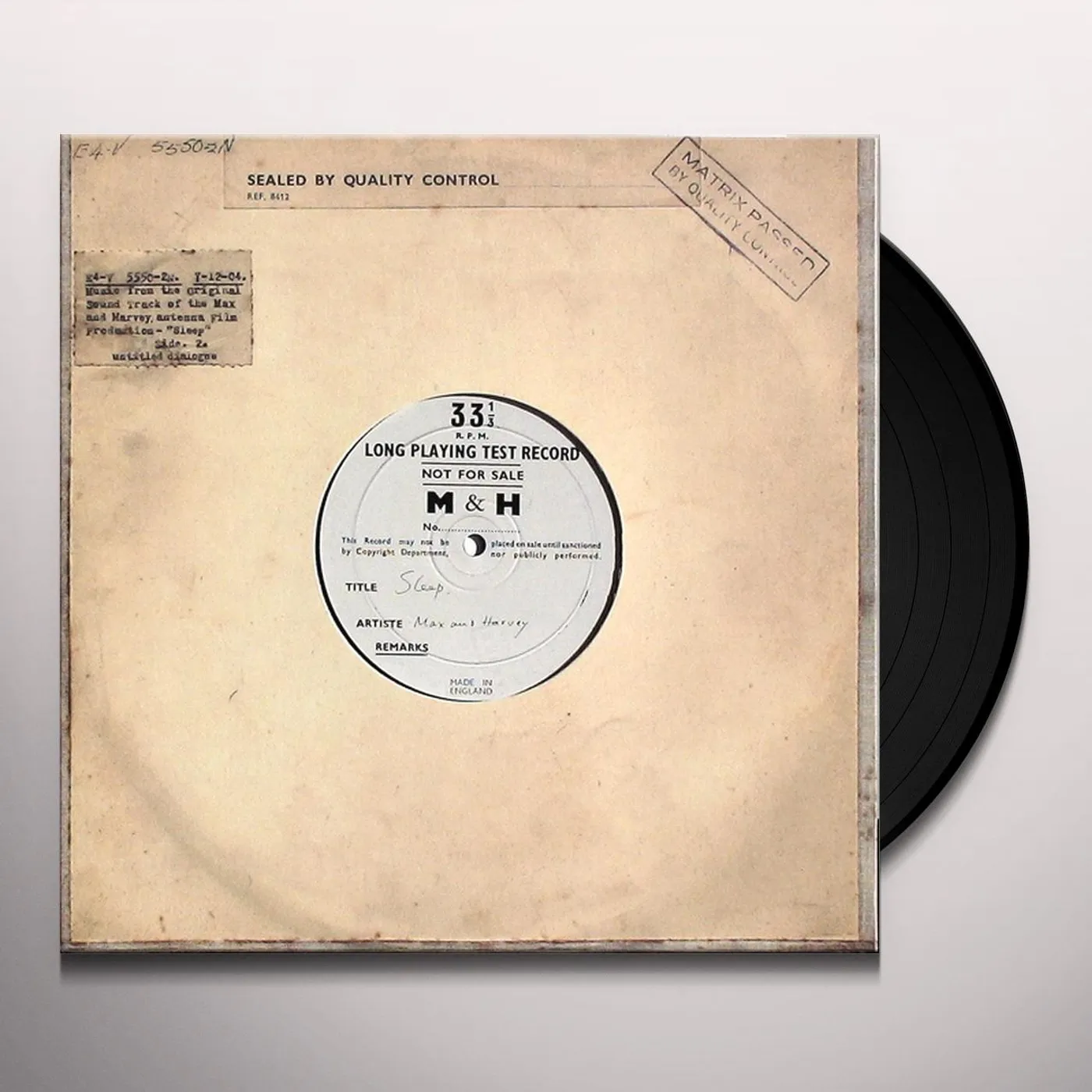 Max & Harvey Sleep / Untitled Dialogue Vinyl Record