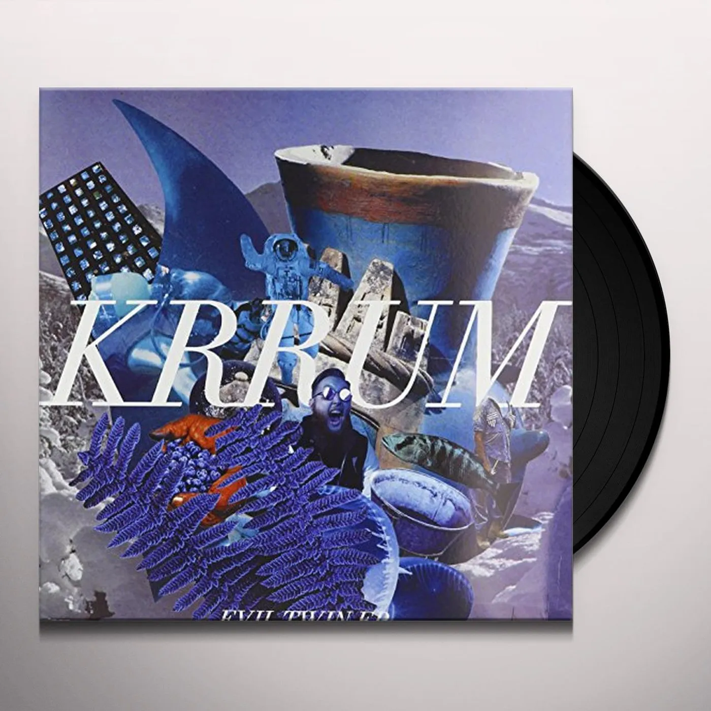 Krrum EVIL TWIN (EP) Vinyl Record - UK Release