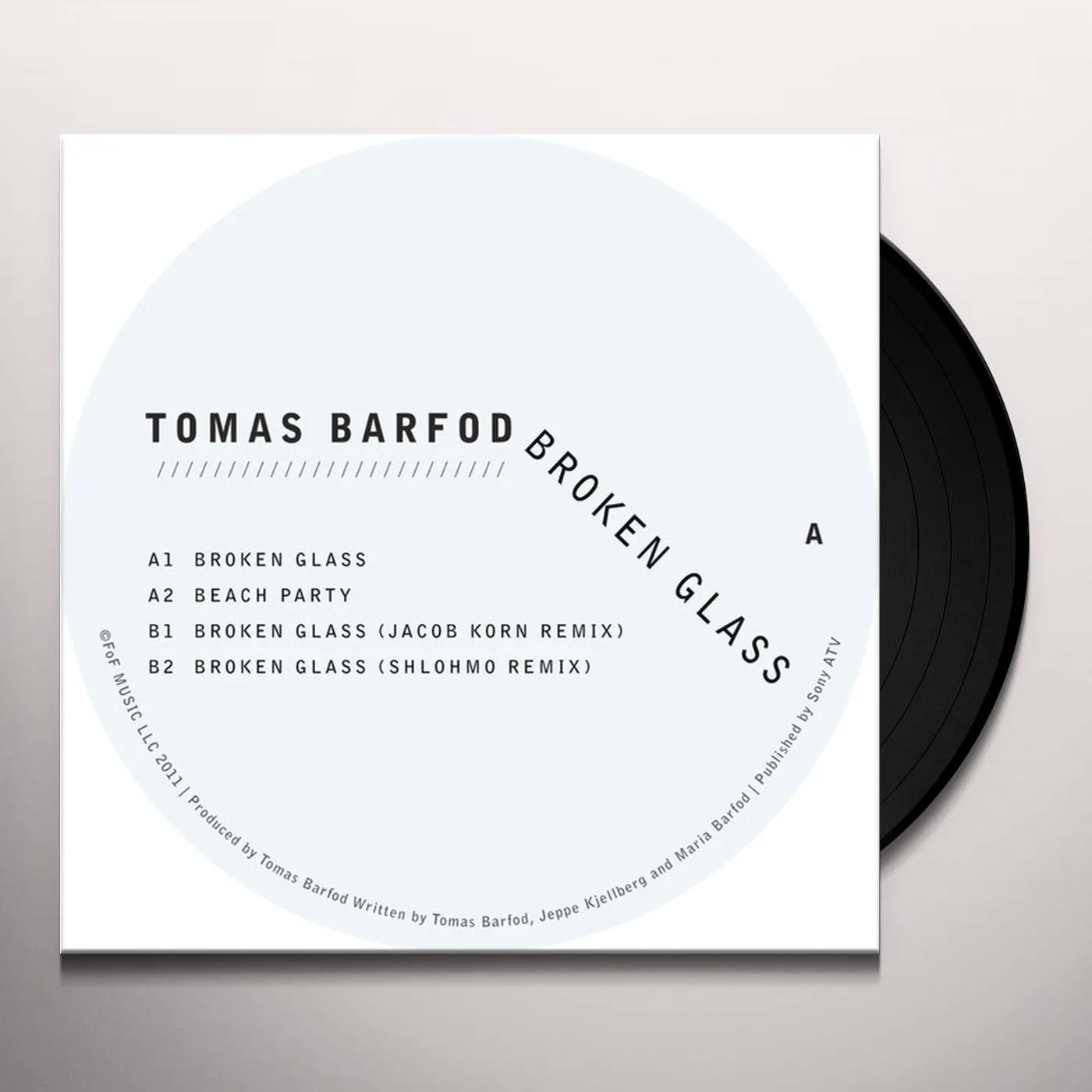 Tomas Barfod Broken Glass Vinyl Record