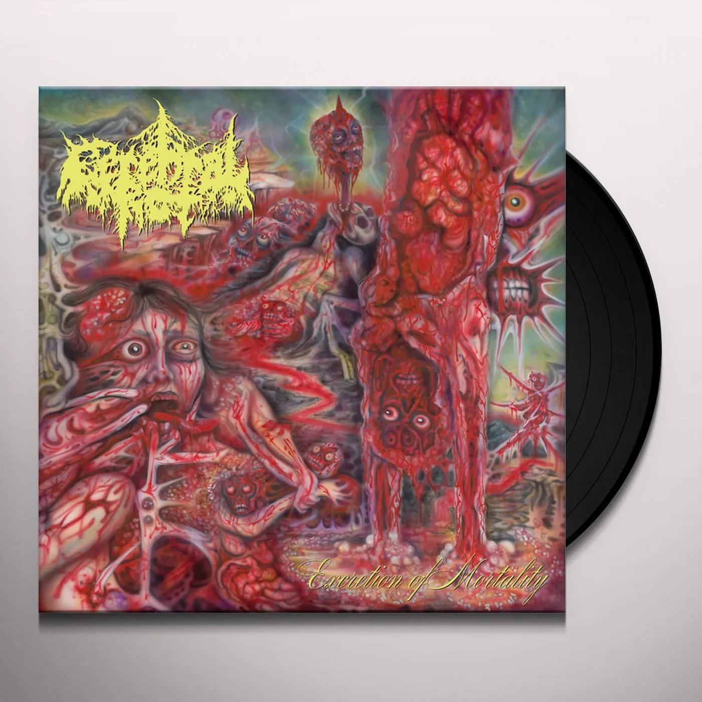 Cerebral Rot EXCRETION OF MORTALITY Vinyl Record