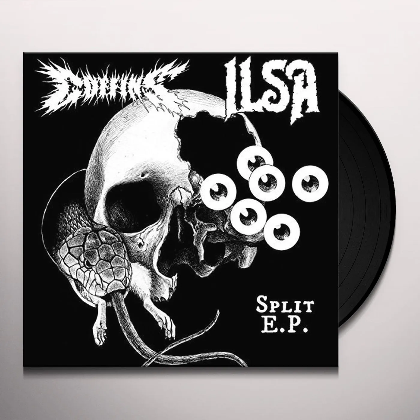 COFFINS / ILSA SPLIT Vinyl Record