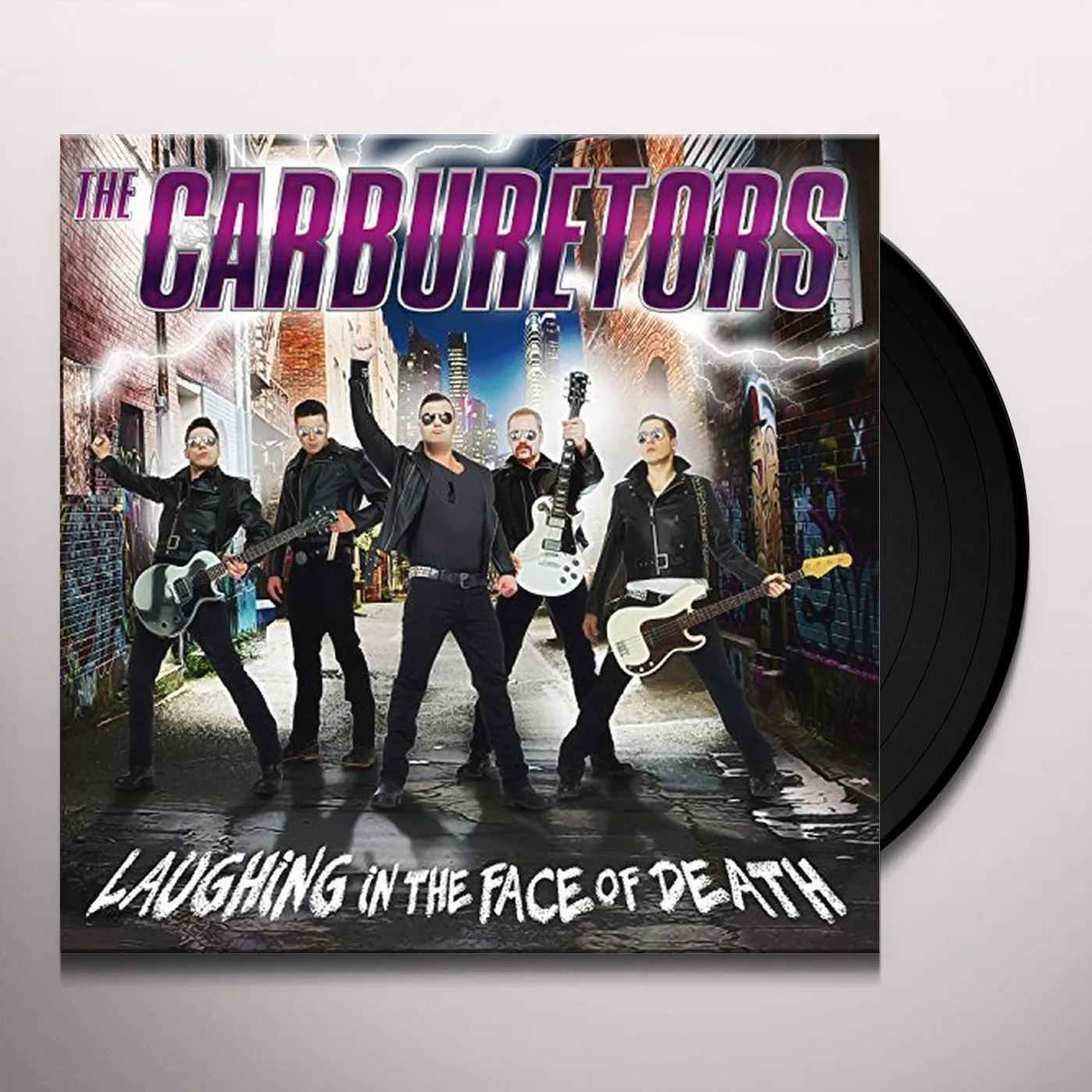 The Carburetors LAUGHING IN THE FACE OF DEATH (LP+CD) Vinyl Record