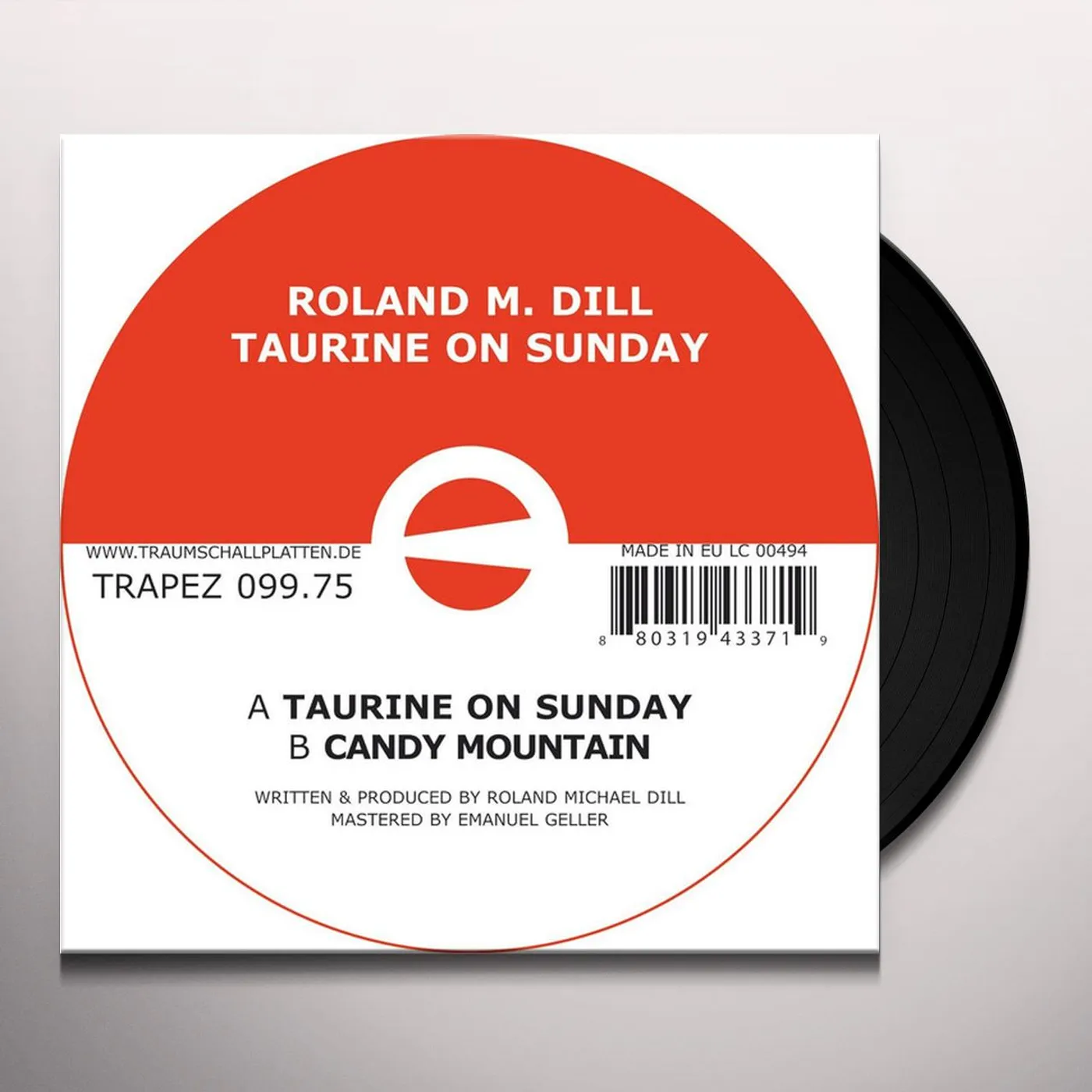 Roland M. Dill Taurine On Sunday Vinyl Record