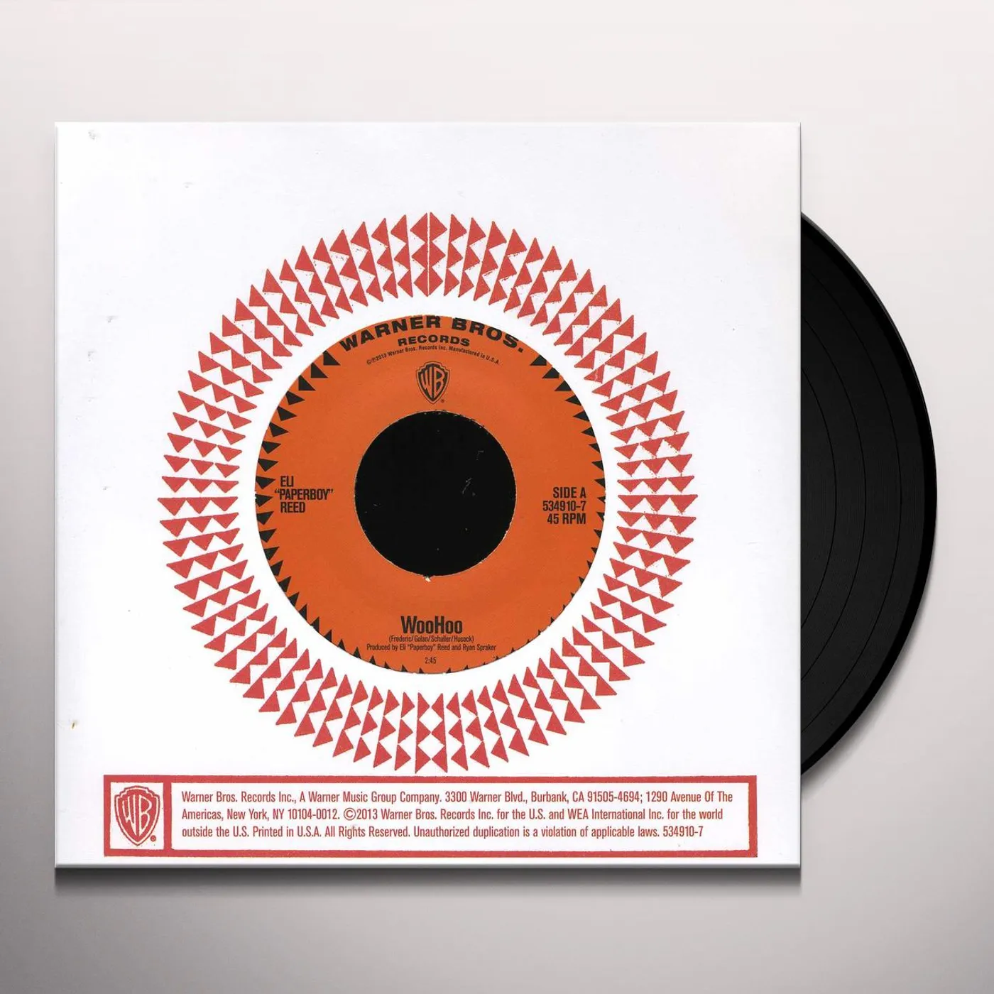 Eli "Paperboy" Reed WooHoo Vinyl Record