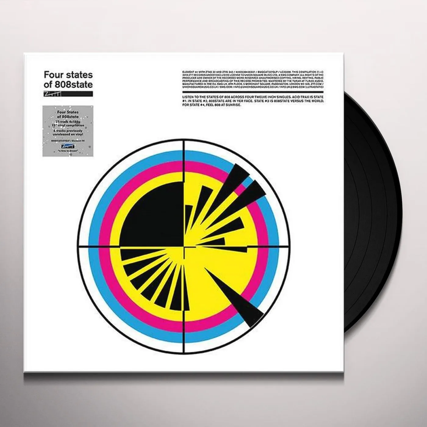 808 State FOUR STATES OF 808 Vinyl Record