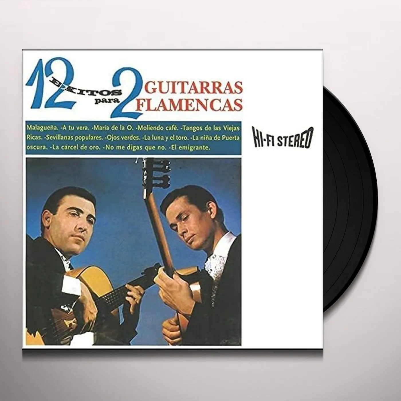 Paco De Lucia 12 Exitos Para Dos Guitarras Flamencas Vinyl Record