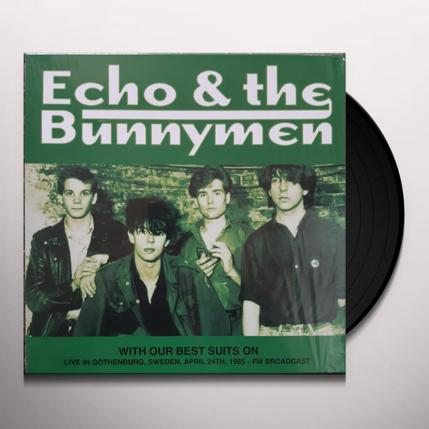 Echo & the Bunnymen WITH OUR BEST SUITS ON: LIVE IN GOTHENBURG, SWEDEN, APRIL 24TH, 1985 - FM BROADCAST (GREEN VINYL) Vinyl Record