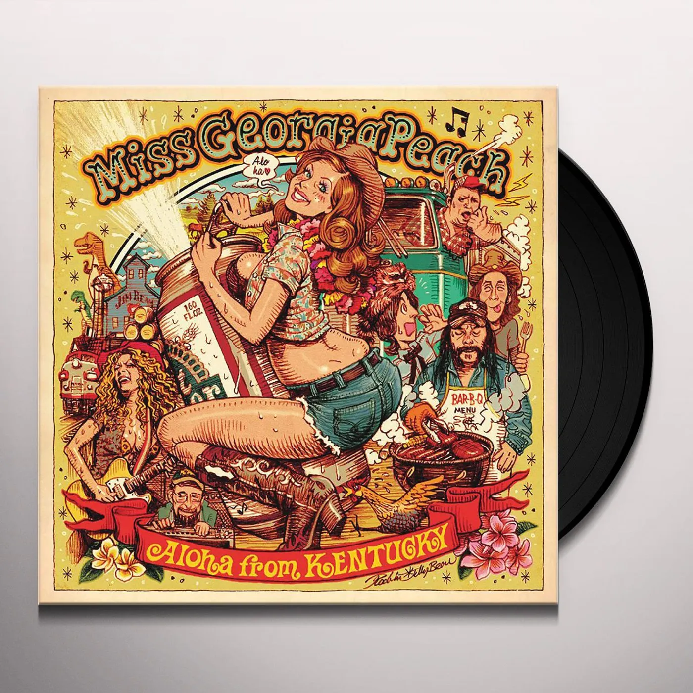 Miss Georgia Peach ALOHA FROM KENTUCKY Vinyl Record