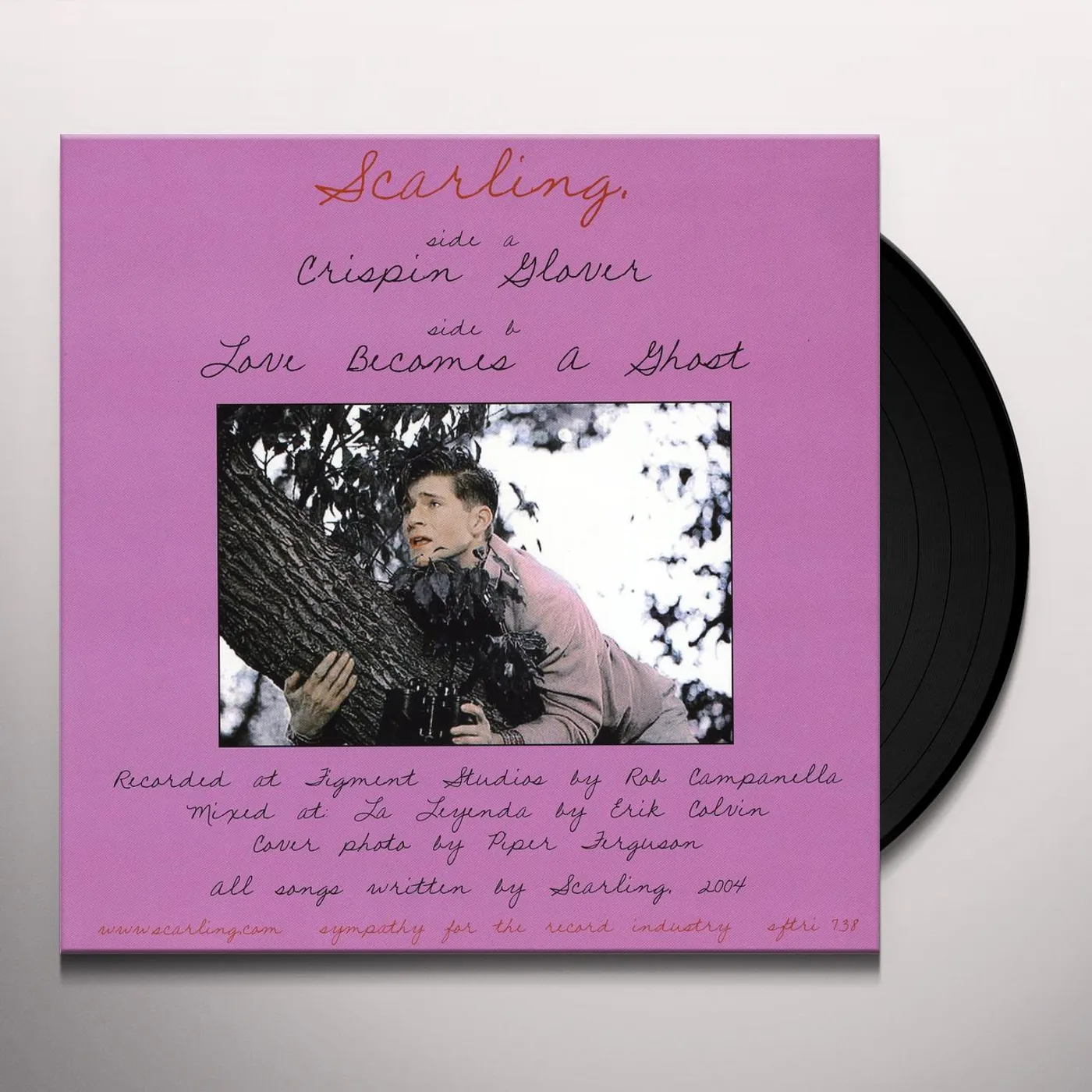 Scarling. CRISPIN GLOVER/LOVE BECOMES A GHOST Vinyl Record