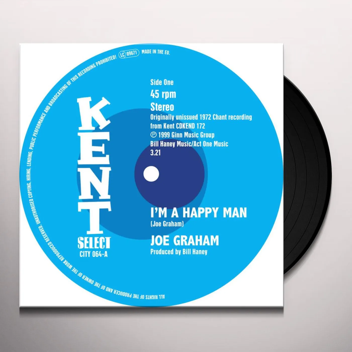 Joe Graham / Bill Brandon I'M A HAPPY MAN / WHATEVER I AM I'M YOURS Vinyl Record