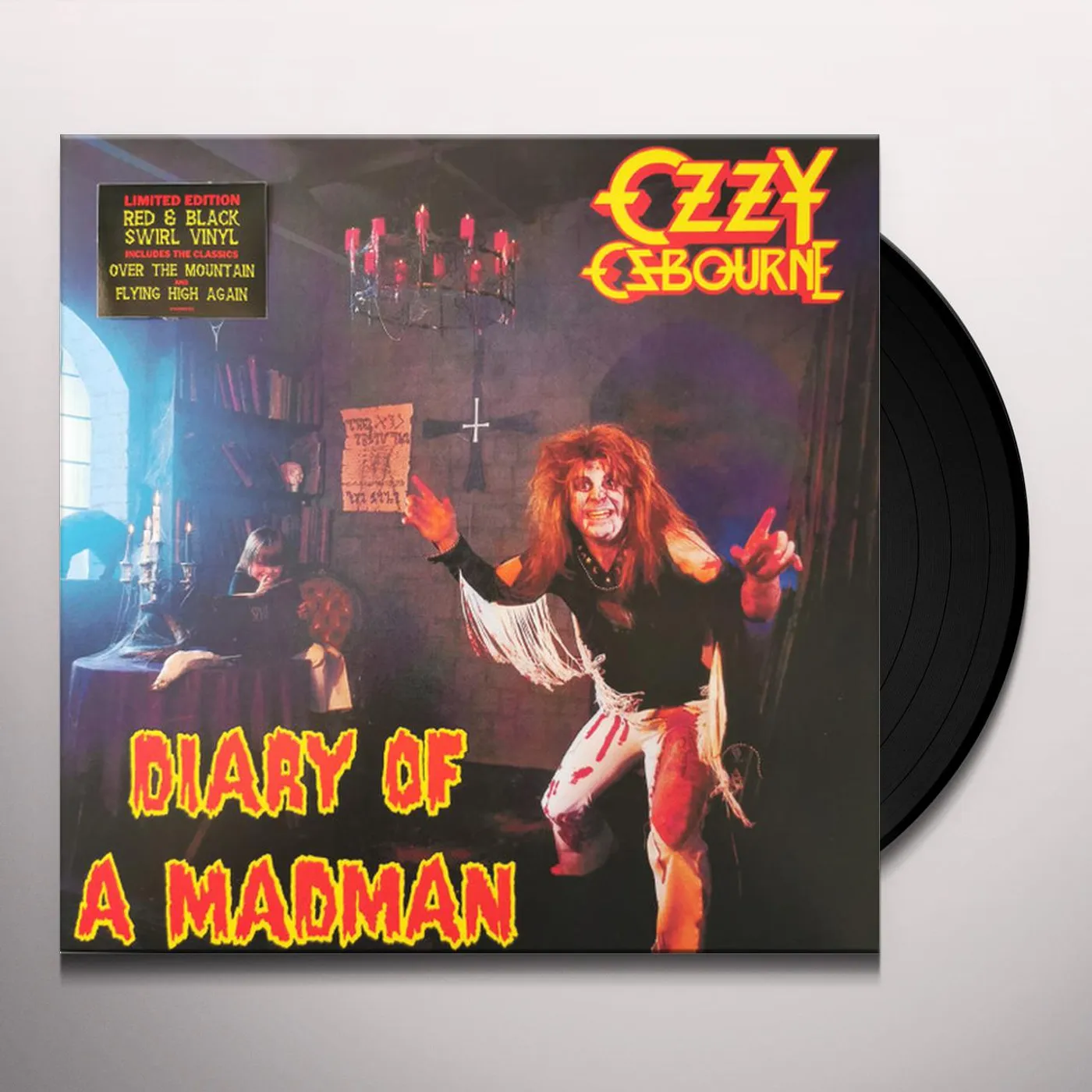 Ozzy Osbourne DIARY OF A MADMAN (RED SWIRL VINYL) Vinyl Record