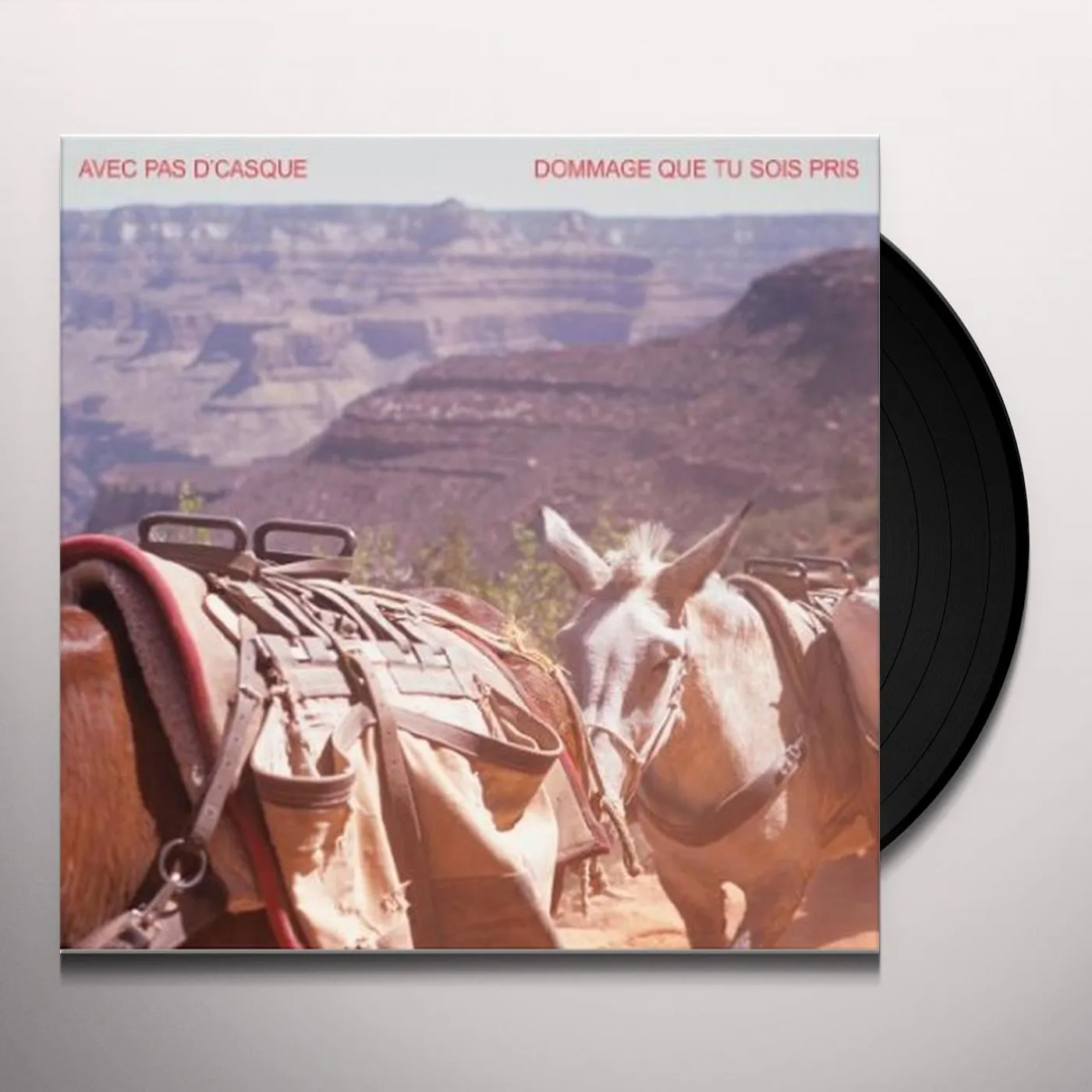 Avec pas d'casque DOMMAGE QUE TU SOIS PRIS EP Vinyl Record