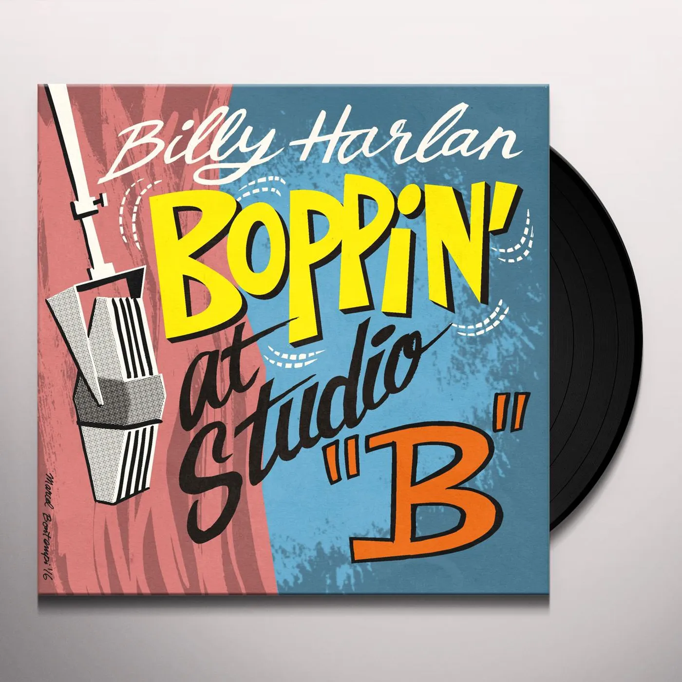 Billy Harlan Boppin' at Studio B Vinyl Record