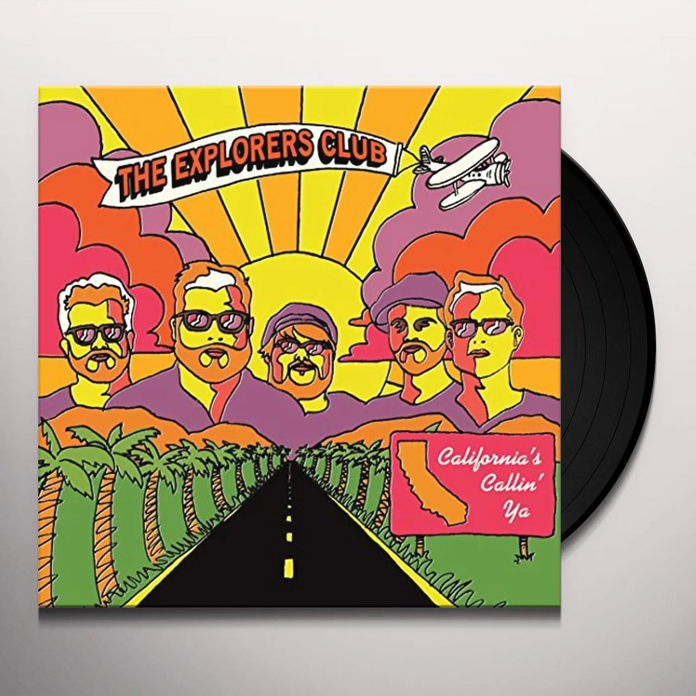 Explorers Club CALIFORNIA'S CALLIN YA / NATURE BOY Vinyl Record - UK Release
