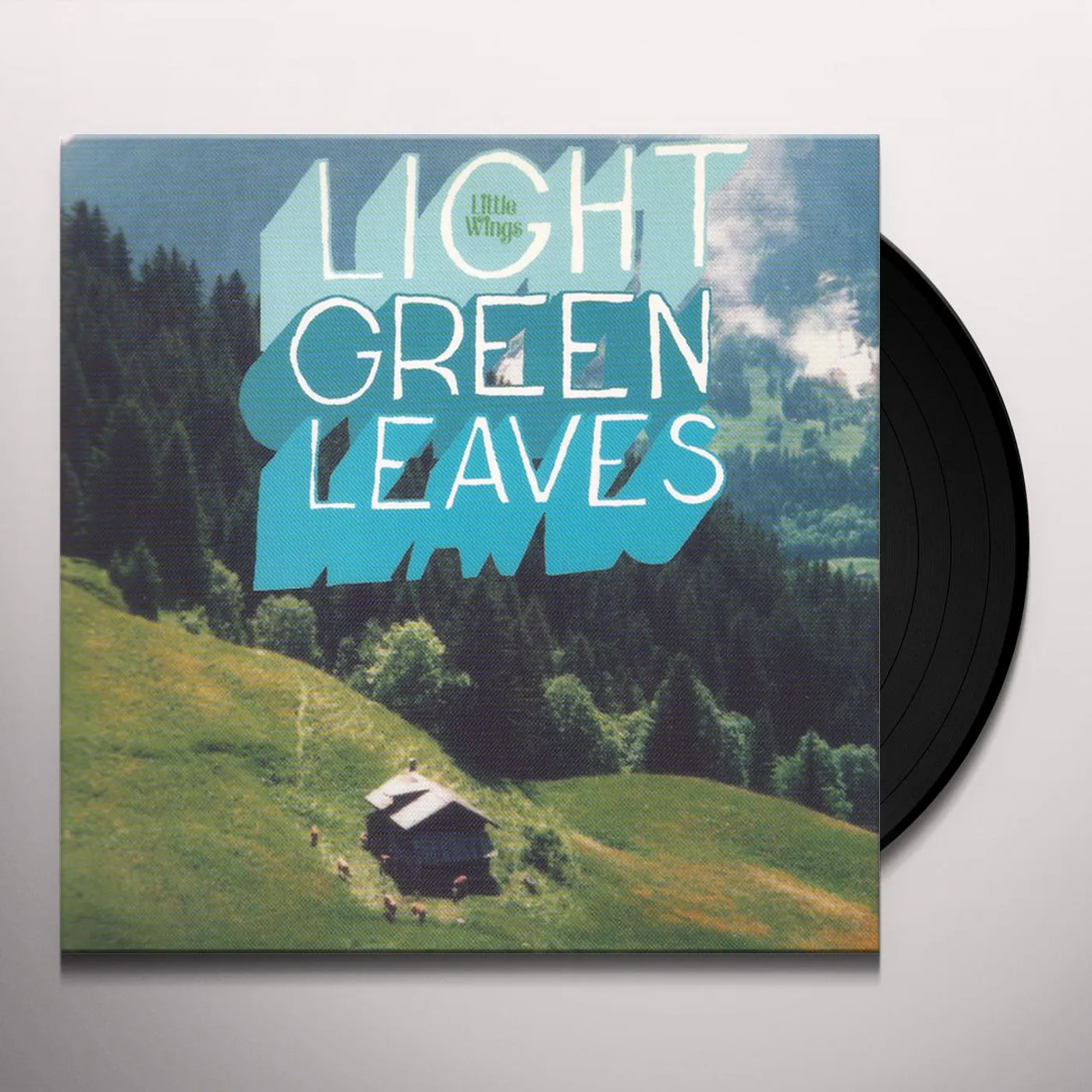 Little Wings Light Green Leaves Vinyl Record