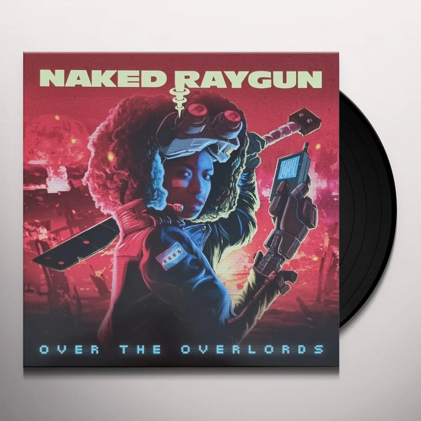 Naked Raygun OVER THE OVERLORDS Vinyl Record