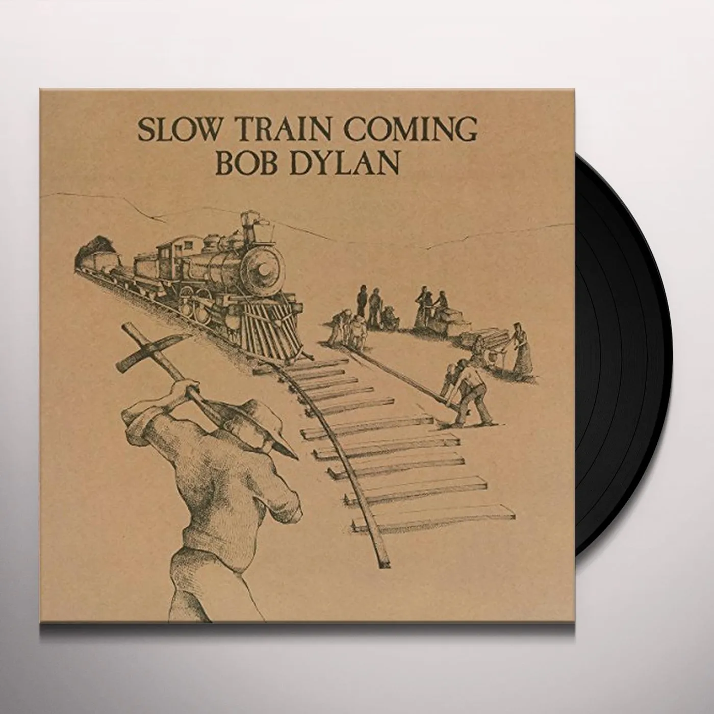 Bob Dylan SLOW TRAIN COMING Vinyl Record - Holland Release