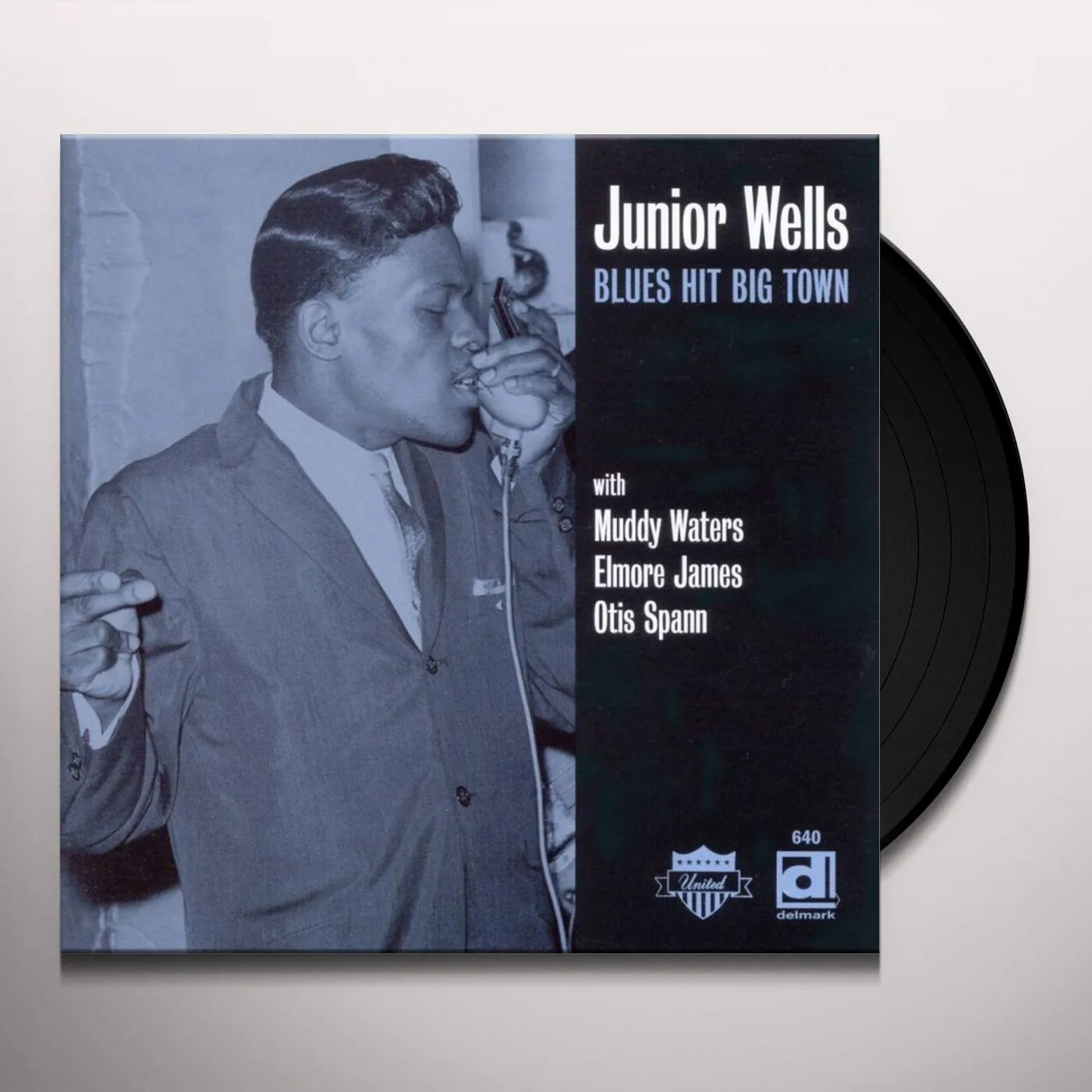 Junior Wells Blues Hit Big Town Vinyl Record