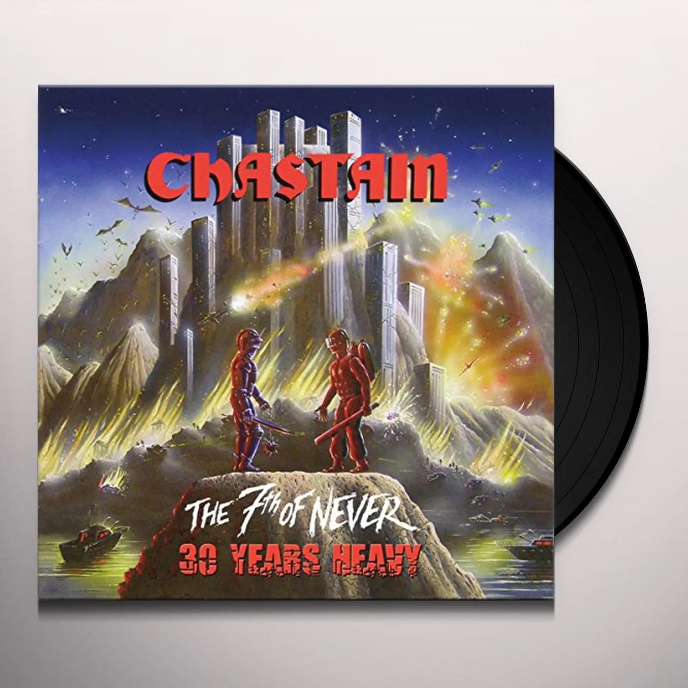 Chastain 7TH OF NEVER 30 YEARS HEAVY Vinyl Record