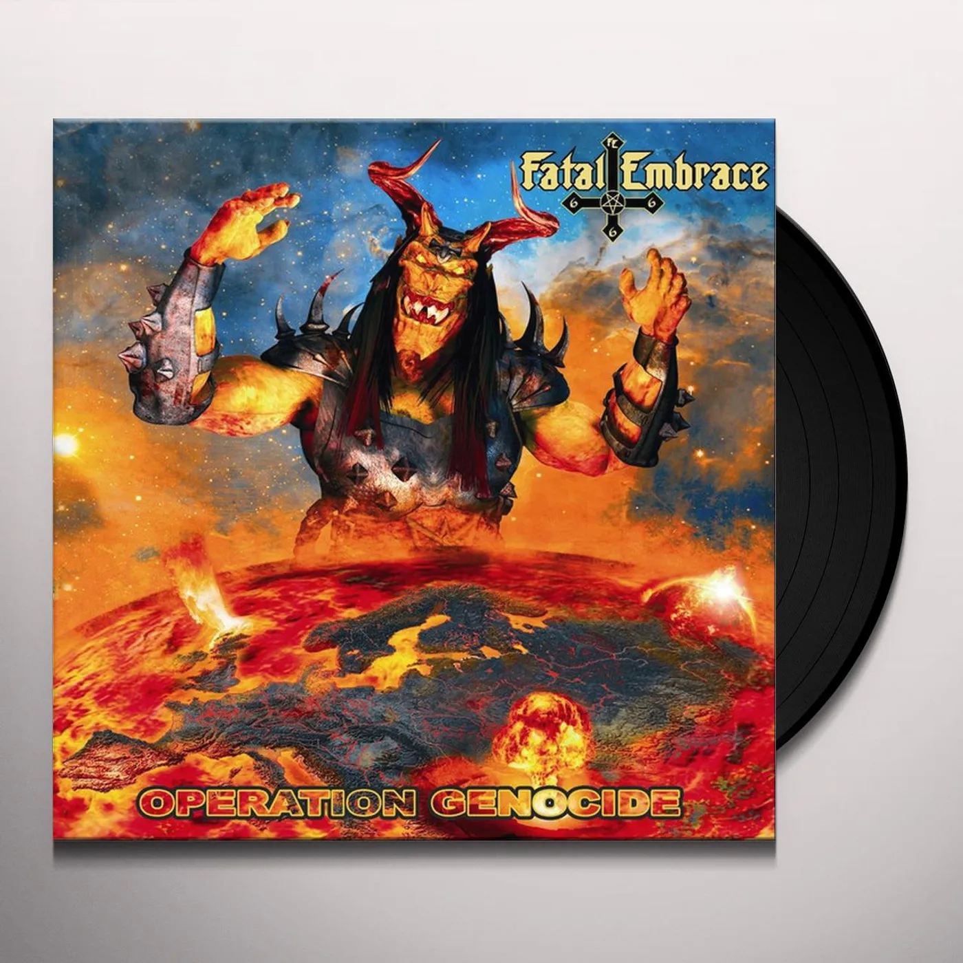 Fatal Embrace Operation Genocide Vinyl Record