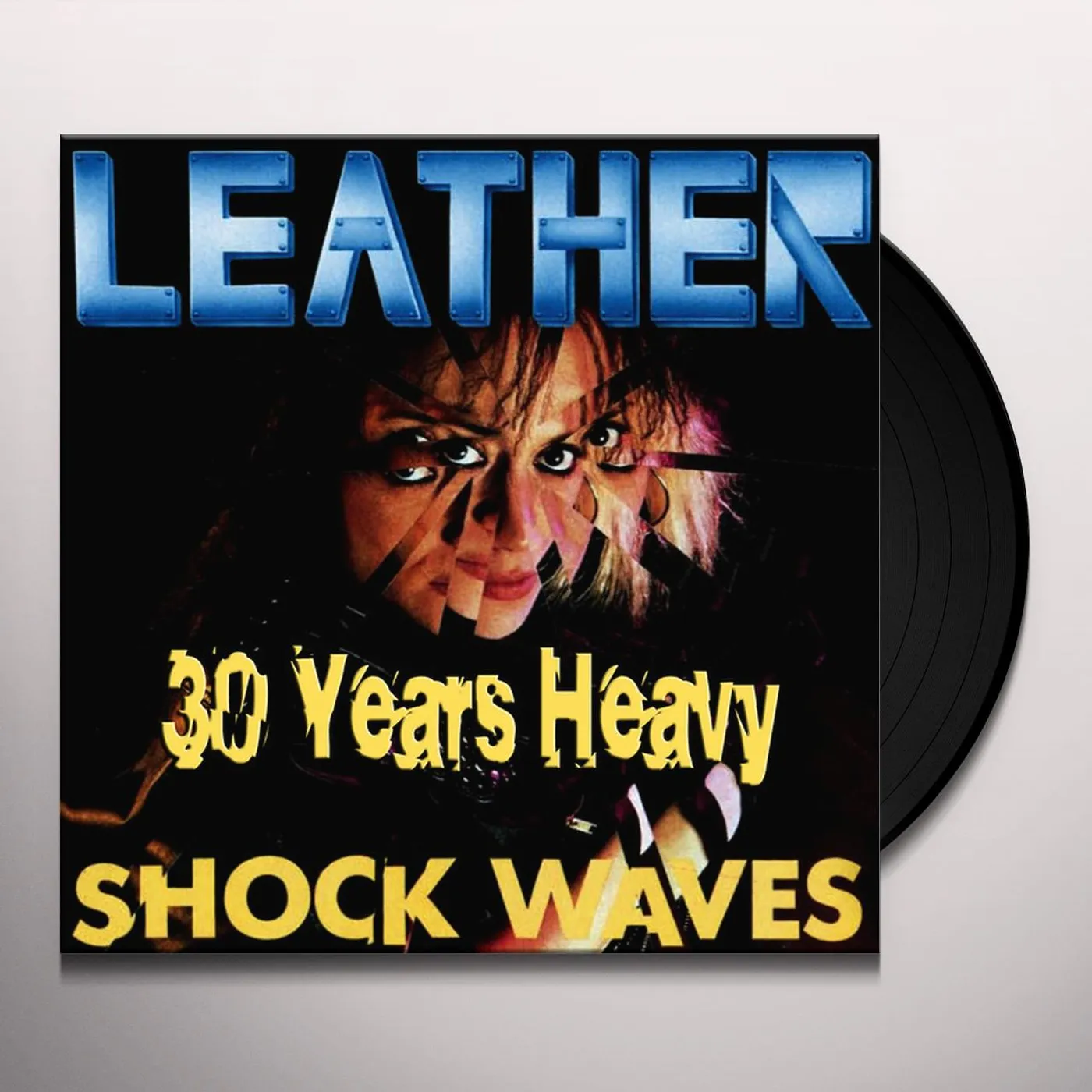 Leather SHOCK WAVES: 30 YEARS HEAVY Vinyl Record