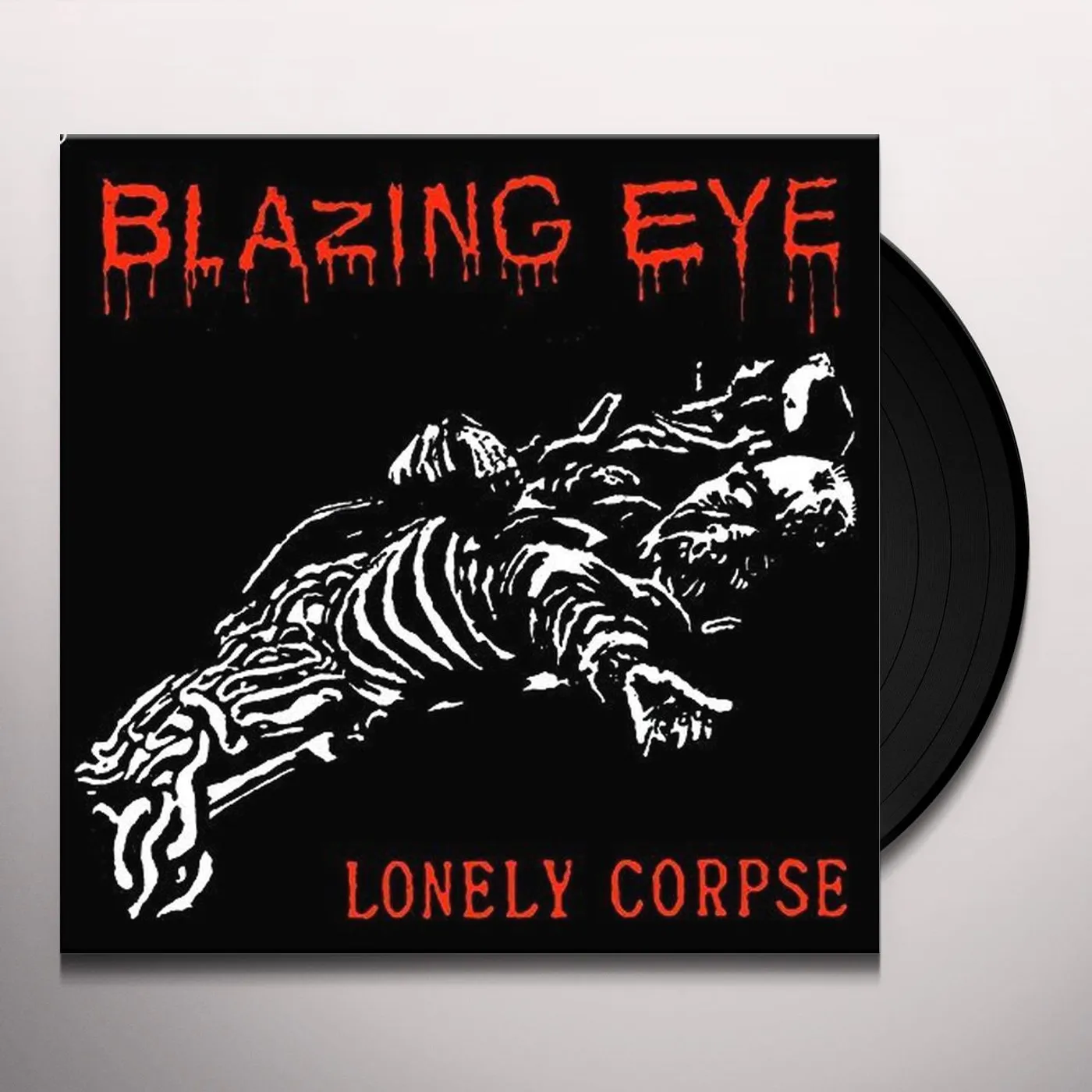 Blazing Eye BRAIN / LONELY CORPSE Vinyl Record
