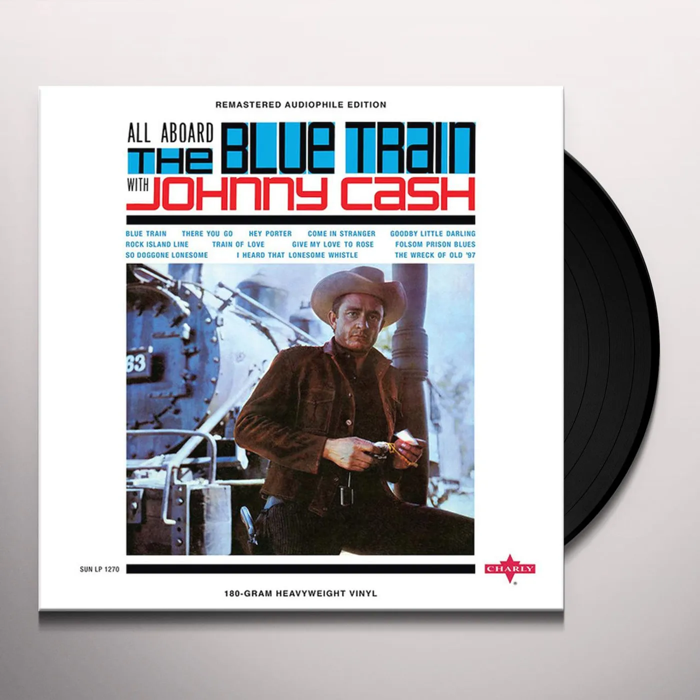 Johnny Cash All Aboard the Blue Train Vinyl Record
