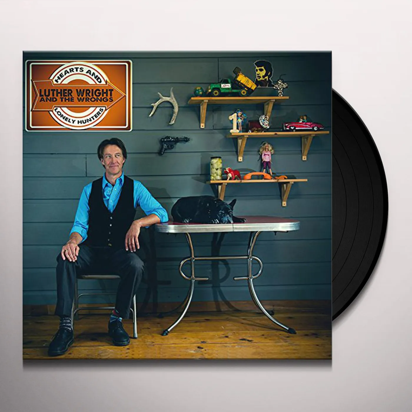 Luther Wright HEARTS & LONELY HUNTERS Vinyl Record