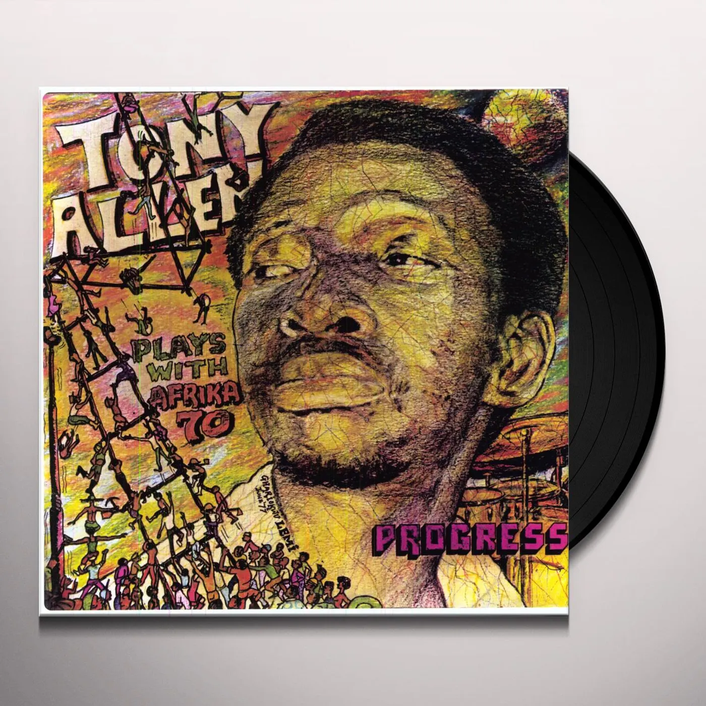 Tony Allen With Africa 70 PROGRESS Vinyl Record