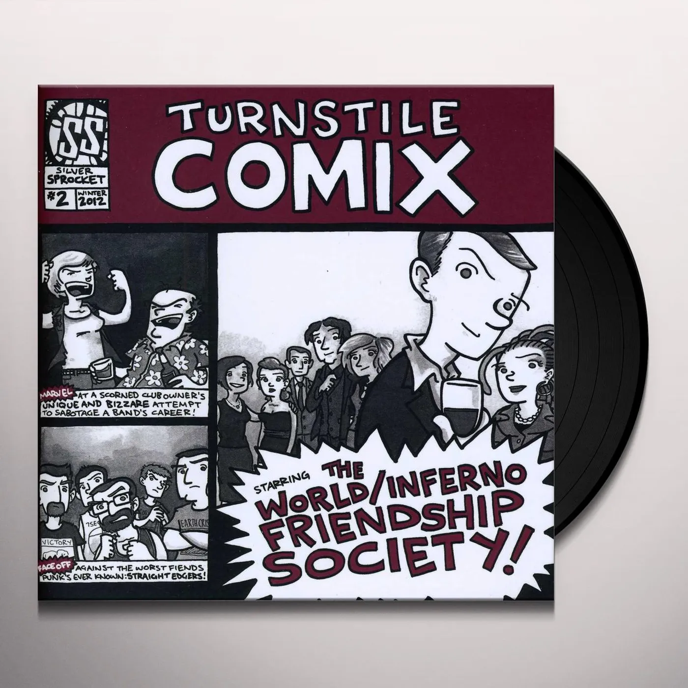 World / Inferno Friendship Society TURNSTILE COMIX 2 Vinyl Record