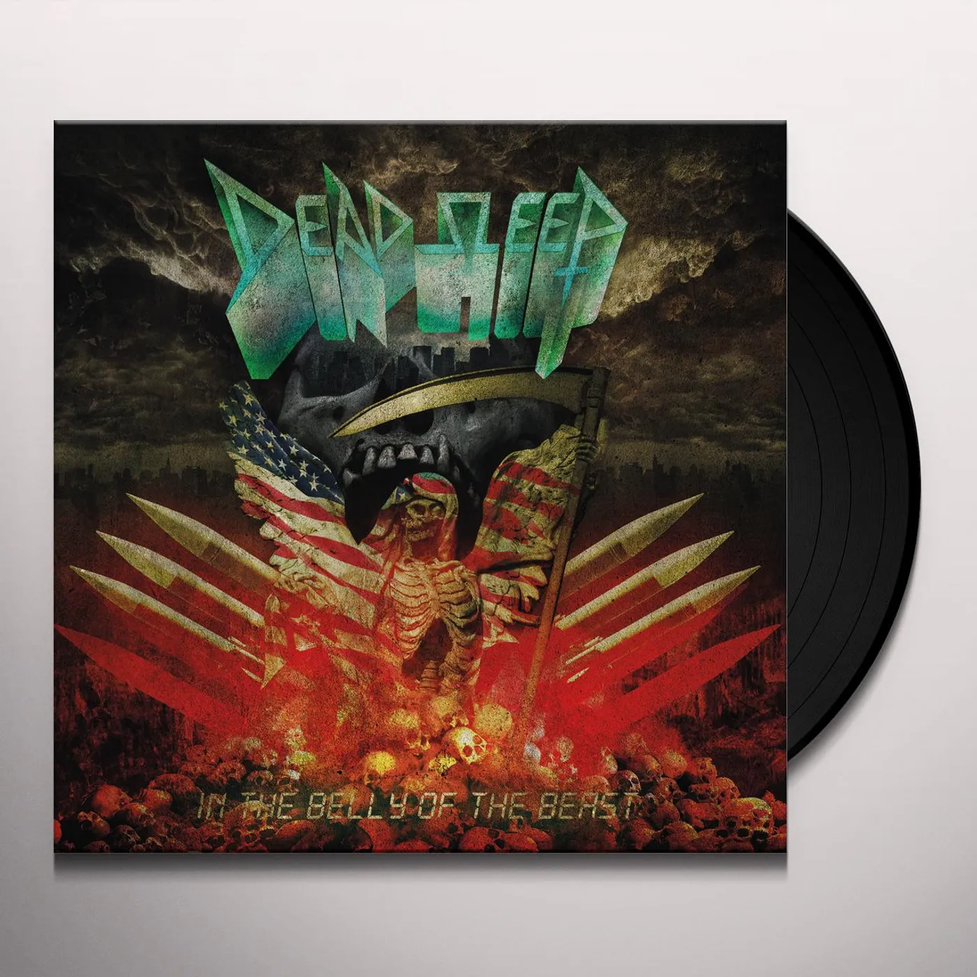 Dead Sleep IN THE BELLY OF THE BEAST (BLACK VINYL) Vinyl Record