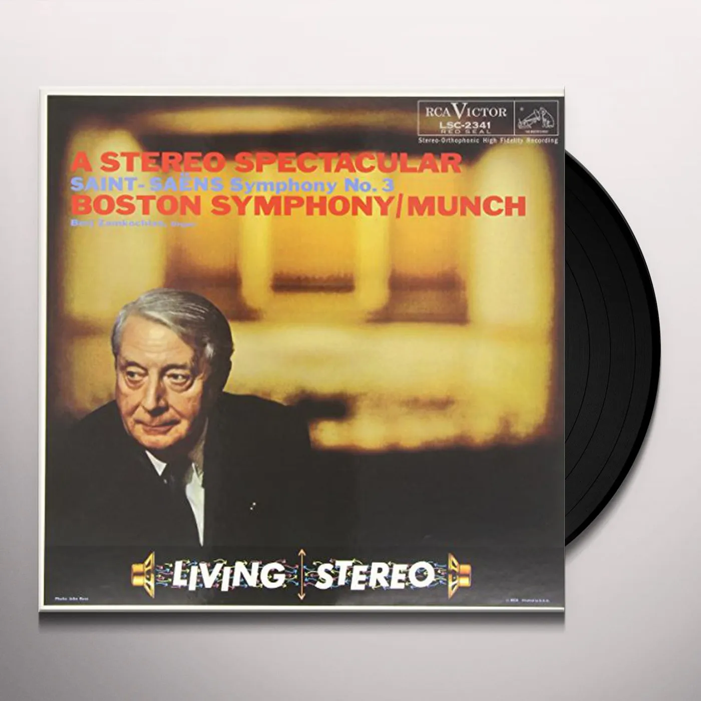 Boston Symphony/Munch SYMPHONY 3 ORGAN Vinyl Record