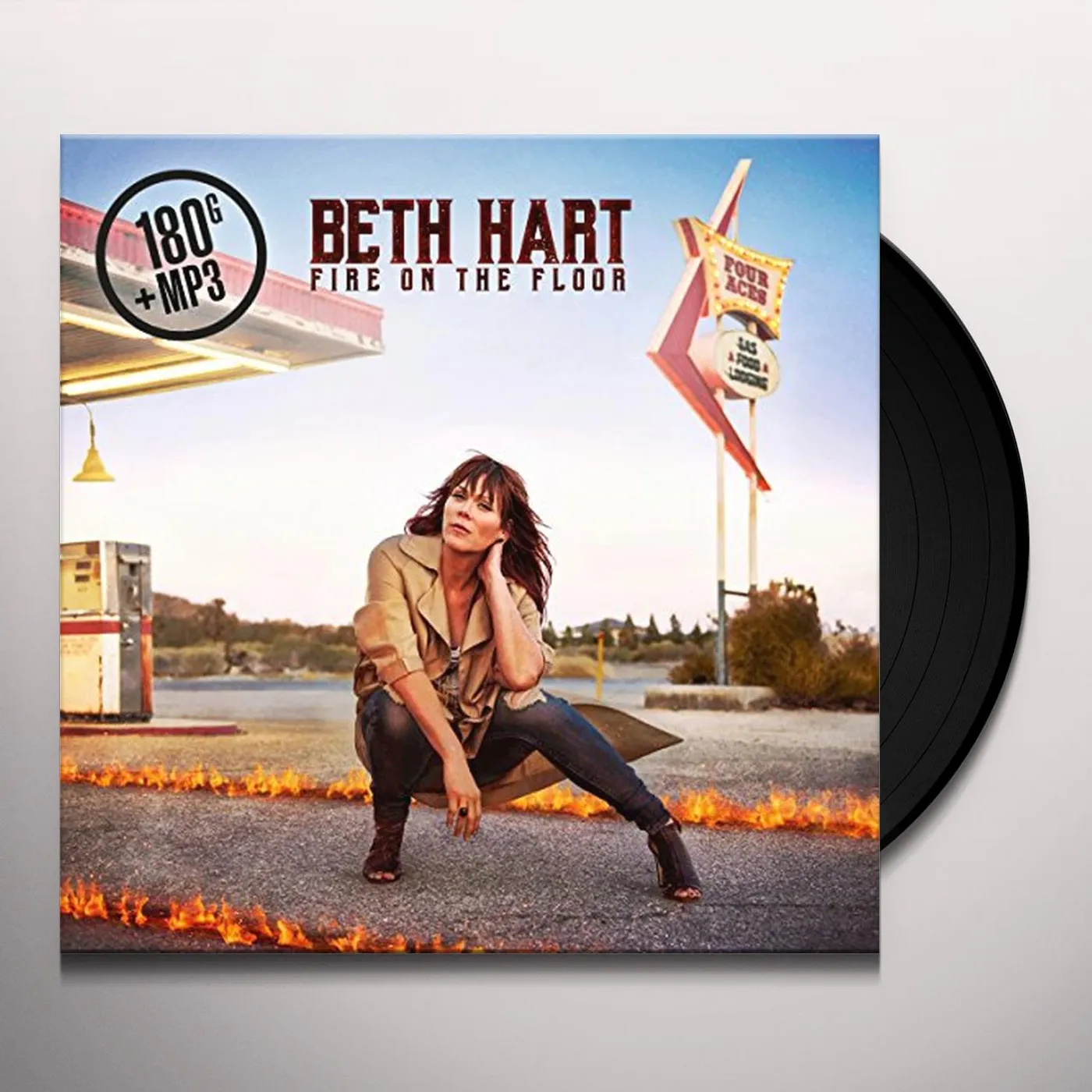 Beth Hart FIRE ON THE FLOOR Vinyl Record - UK Release