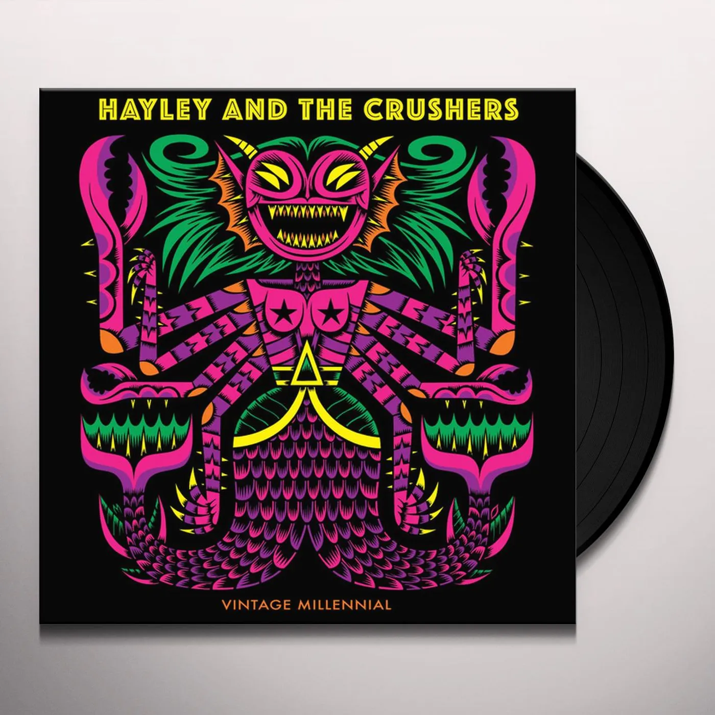 Hayley and the Crushers Vintage Millennial Vinyl Record