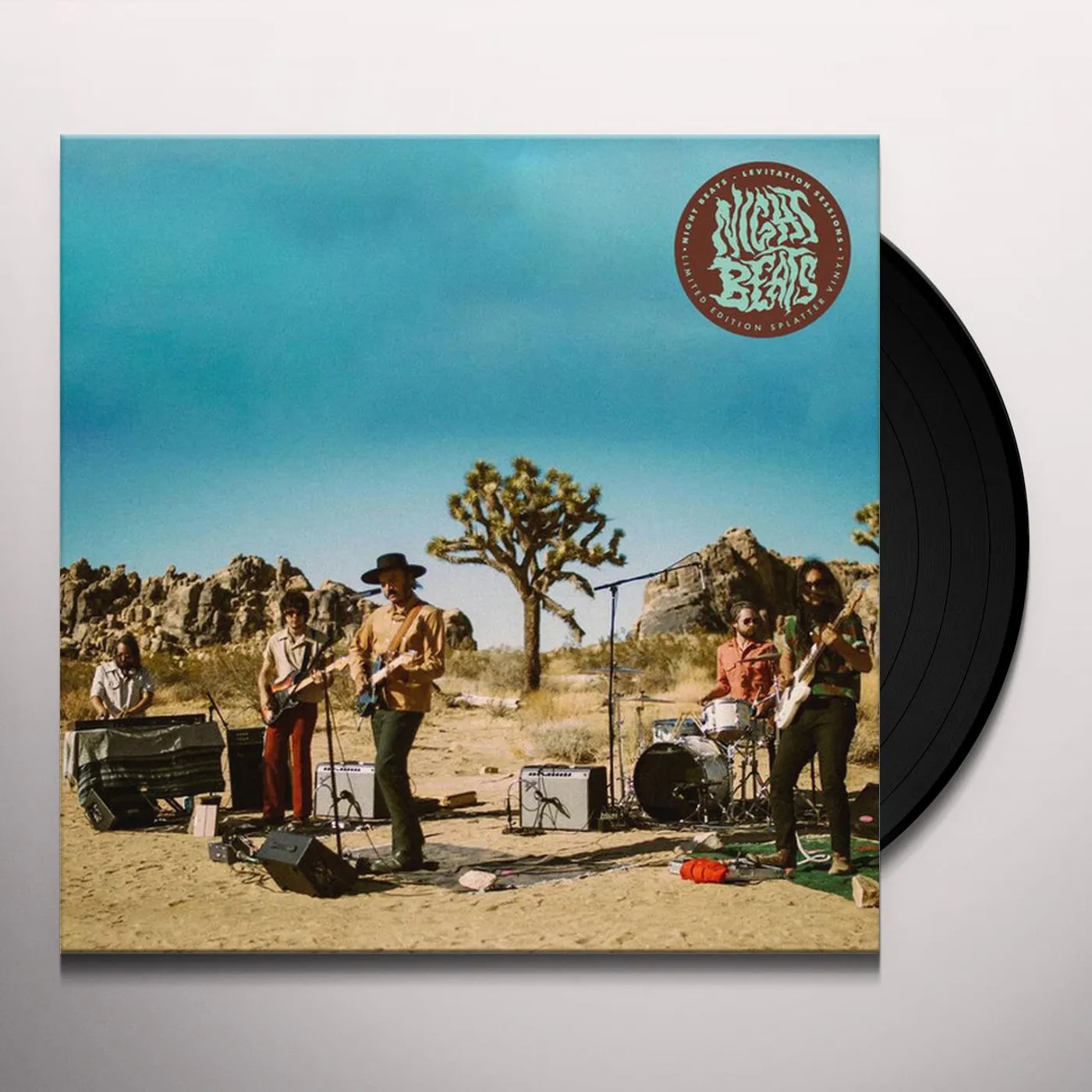 Night Beats LEVITATION SESSIONS (EMERALD/BONE SPLATTER VINYL) (I) Vinyl Record