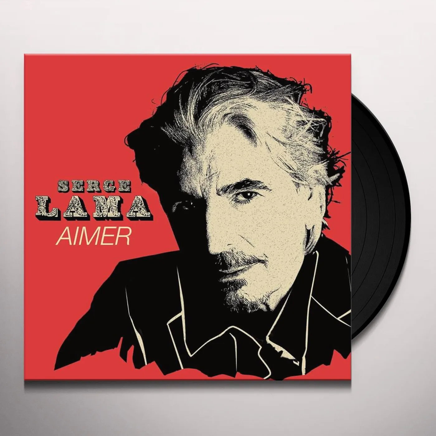 Serge Lama AIMER Vinyl Record