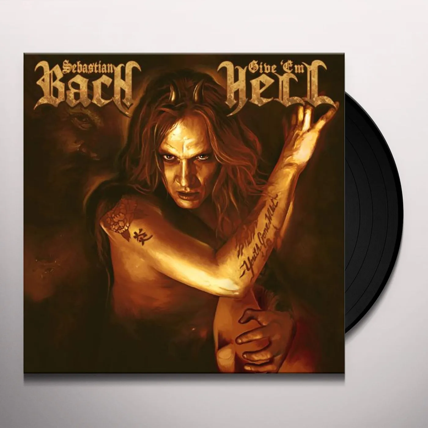 Sebastian Bach 20535 GIVE 'EM HELL Vinyl Record